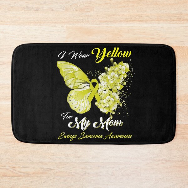 Item preview, I Wear Yellow For My Mom Ewings Sarcoma Awareness Butterfly Ribbon Gifts designed and sold by Adropine.