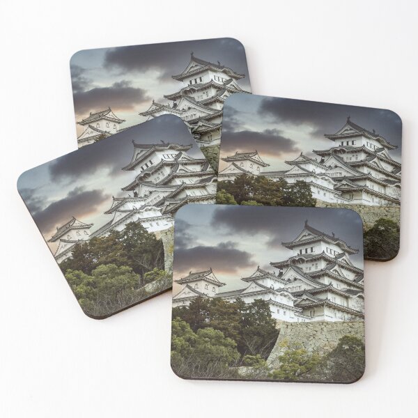 Item preview, Amazing Hilltop Japanese Great Himeji Castle Art Print designed and sold by XIX361ART.