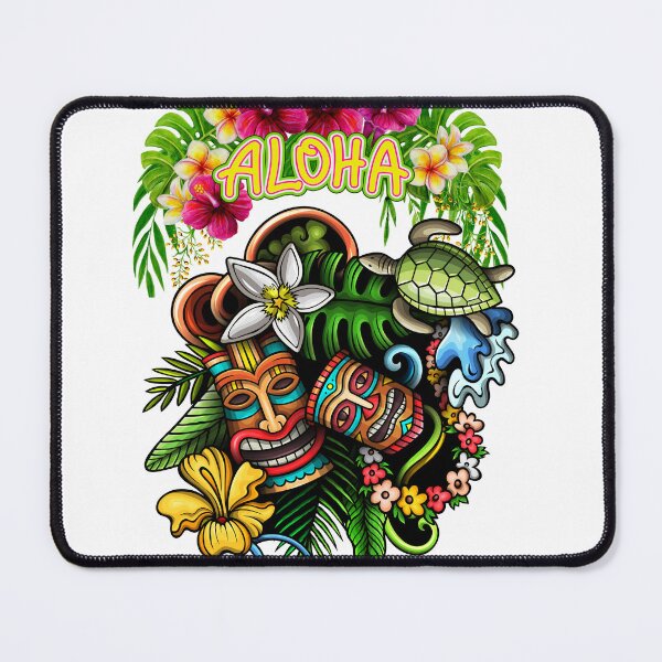 Item preview, Hawaiian Aloha Tiki designed and sold by SimpleSteve.