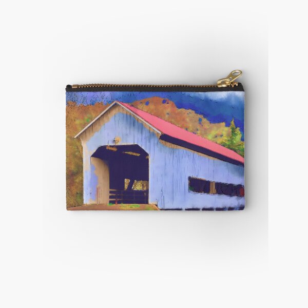 Item preview, Covered Bridge With Red Roof designed and sold by KirtTisdale.