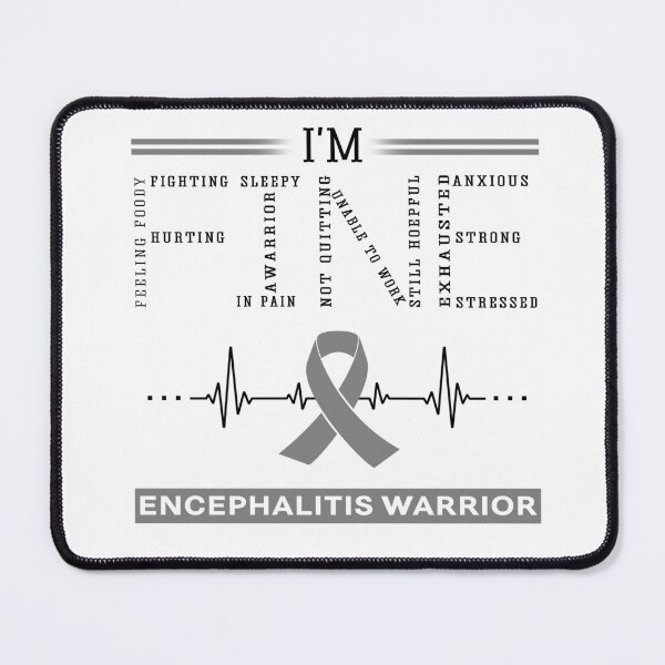 Item preview, I'm Fine Encephalitis Warrior Support Encephalitis Awareness Gifts designed and sold by rechardtee.