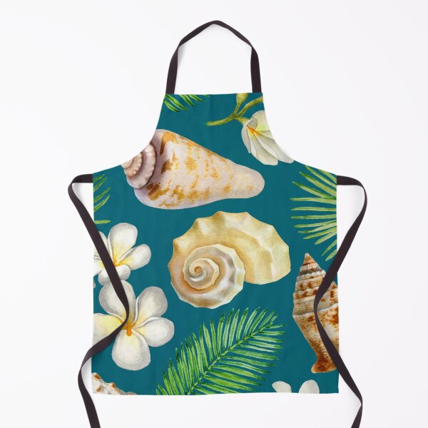 Item preview, Tropical shells with frangipani designed and sold by FGCART.