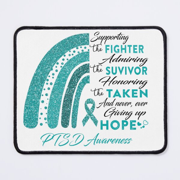 Item preview, PTSD Warrior Supporting Fighter  Awareness designed and sold by Gillosina.