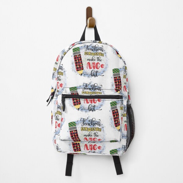 Item preview, Teachers Always Make the Nice List I Christmas Holiday Teacher designed and sold by younghopes.
