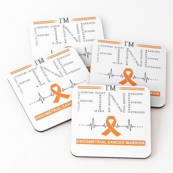 Item preview, I'm Fine Endometrial Cancer Warrior Support Endometrial Cancer Awareness Gifts designed and sold by rechardtee.