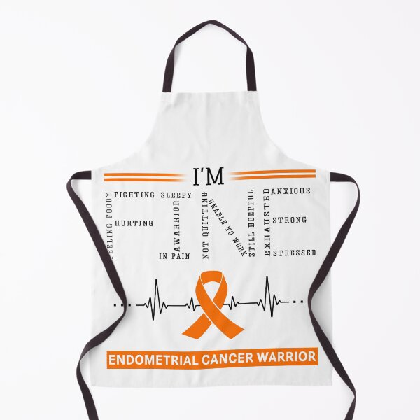 Item preview, I'm Fine Endometrial Cancer Warrior Support Endometrial Cancer Awareness Gifts designed and sold by rechardtee.