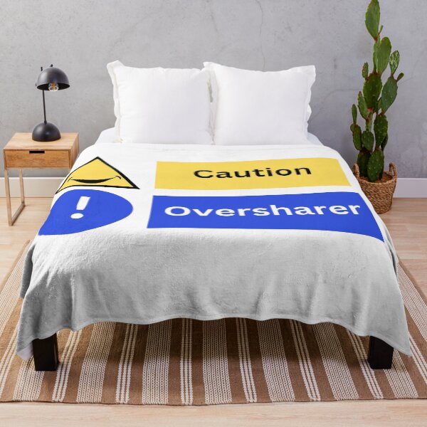 Item preview, Overshare - caution! designed and sold by RAndG.