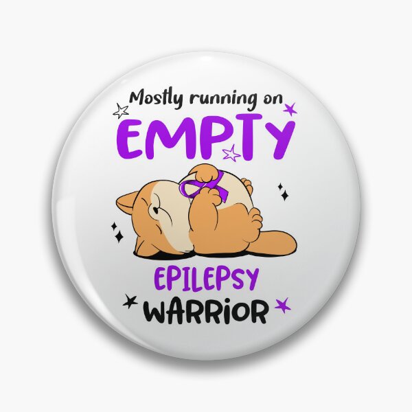 Item preview, Mostly running on Empty Epilepsy Warrior designed and sold by ElizabethS809.