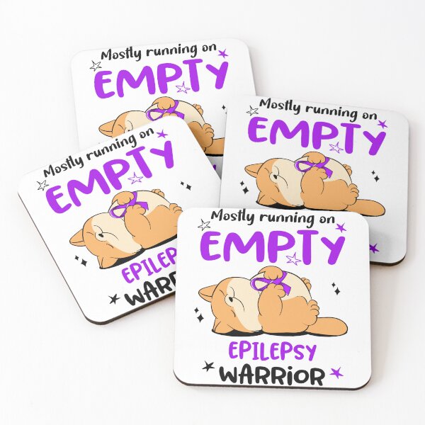 Item preview, Mostly running on Empty Epilepsy Warrior designed and sold by ElizabethS809.