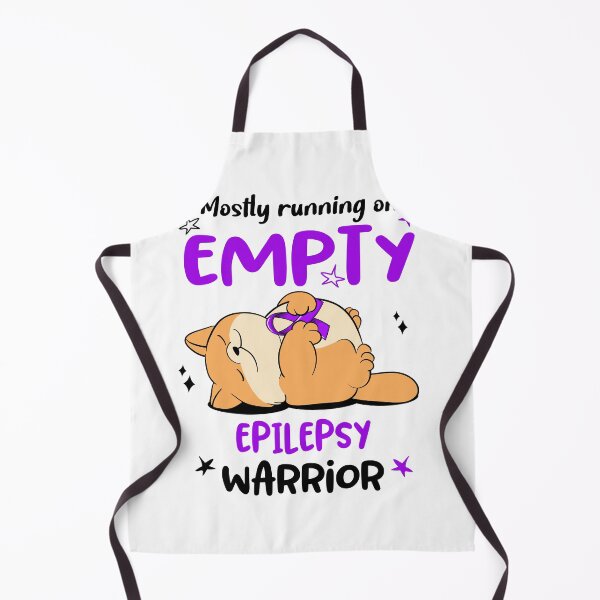 Item preview, Mostly running on Empty Epilepsy Warrior designed and sold by ElizabethS809.