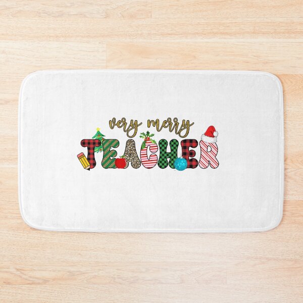 Item preview, Very Merry Teacher I Christmas Holiday Teacher designed and sold by younghopes.