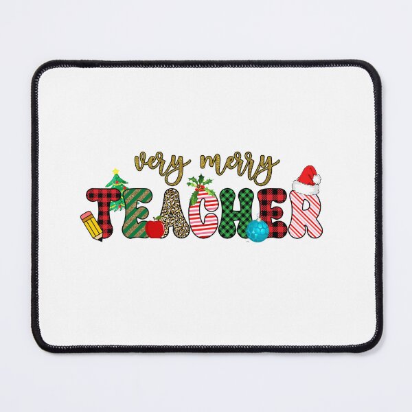 Item preview, Very Merry Teacher I Christmas Holiday Teacher designed and sold by younghopes.
