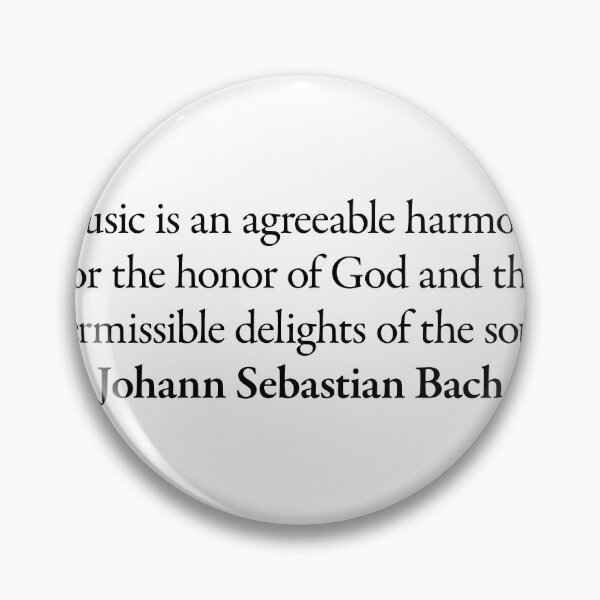 Item preview, Johann Sebastian Bach Musician Quote designed and sold by betterquotes.