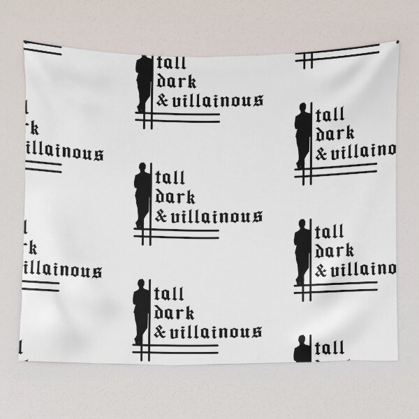 Item preview, Tall, Dark and Villainous - Bookish - Black designed and sold by StickEmUpp.