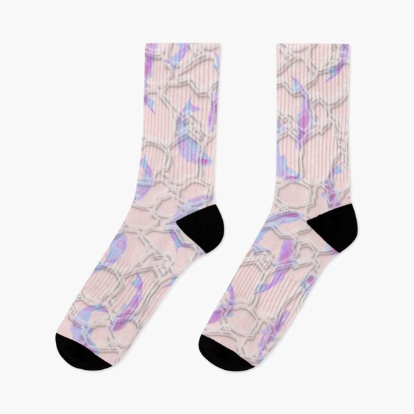 Item preview, Pastel Pink Koi Pond Kawaii Fun Whimsical designed and sold by NicholiCosplay.