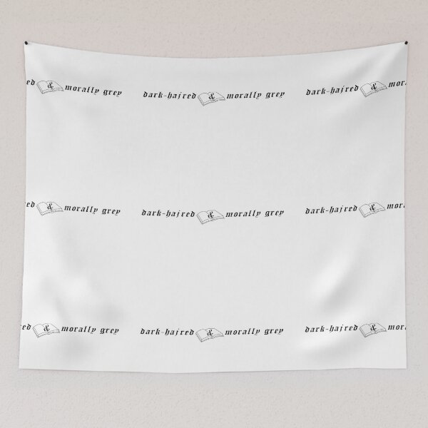 Item preview, Dark-Haired and Morally Grey - Bookish - Black designed and sold by StickEmUpp.