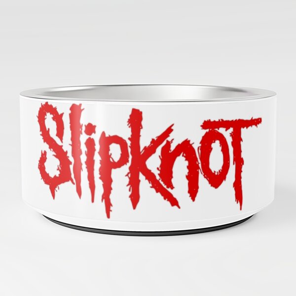 slipknot logo band metal super Pet Bowl