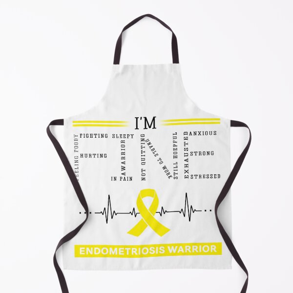 Item preview, I'm Fine Endometriosis Warrior Support Endometriosis Awareness Gifts designed and sold by rechardtee.