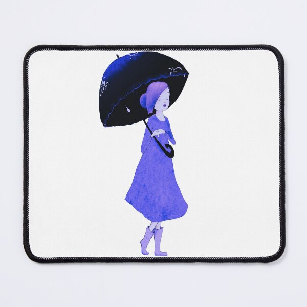Item preview, Cute Purple Girl with Umbrella designed and sold by Dven-Clothes.