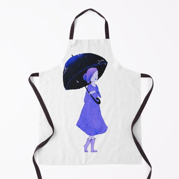 Item preview, Cute Purple Girl with Umbrella designed and sold by Dven-Clothes.