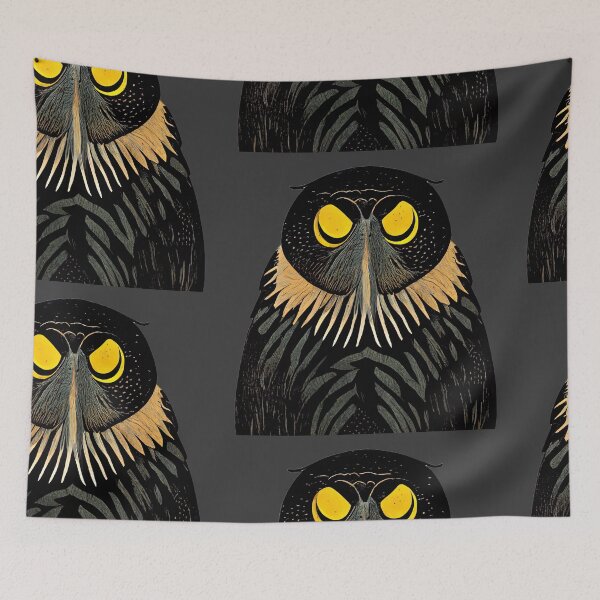 Item preview, powerful owl designed and sold by Chillapy.
