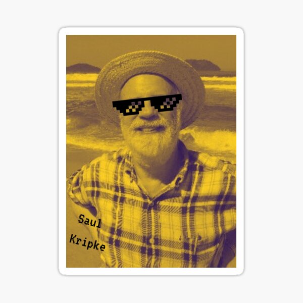 Item preview, Saul Kripke Swag designed and sold by PHILOSOPHY-SWAG.