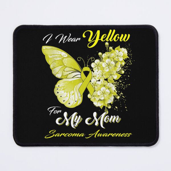 Item preview, I Wear Yellow For My Mom Sarcoma Awareness Butterfly Ribbon Gifts designed and sold by Adropine.