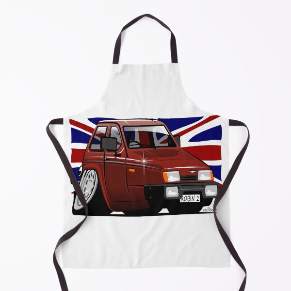 Item preview, Reliant Robin hatchback caricature red designed and sold by car2oonz.