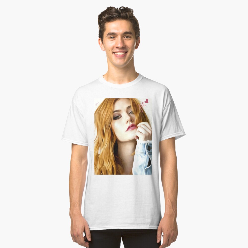 Katherine Mcnamara Kunst Shadowh Zeichnen Niedliche Madchen T Shirt Von Shadowsmalfoy Redbubble