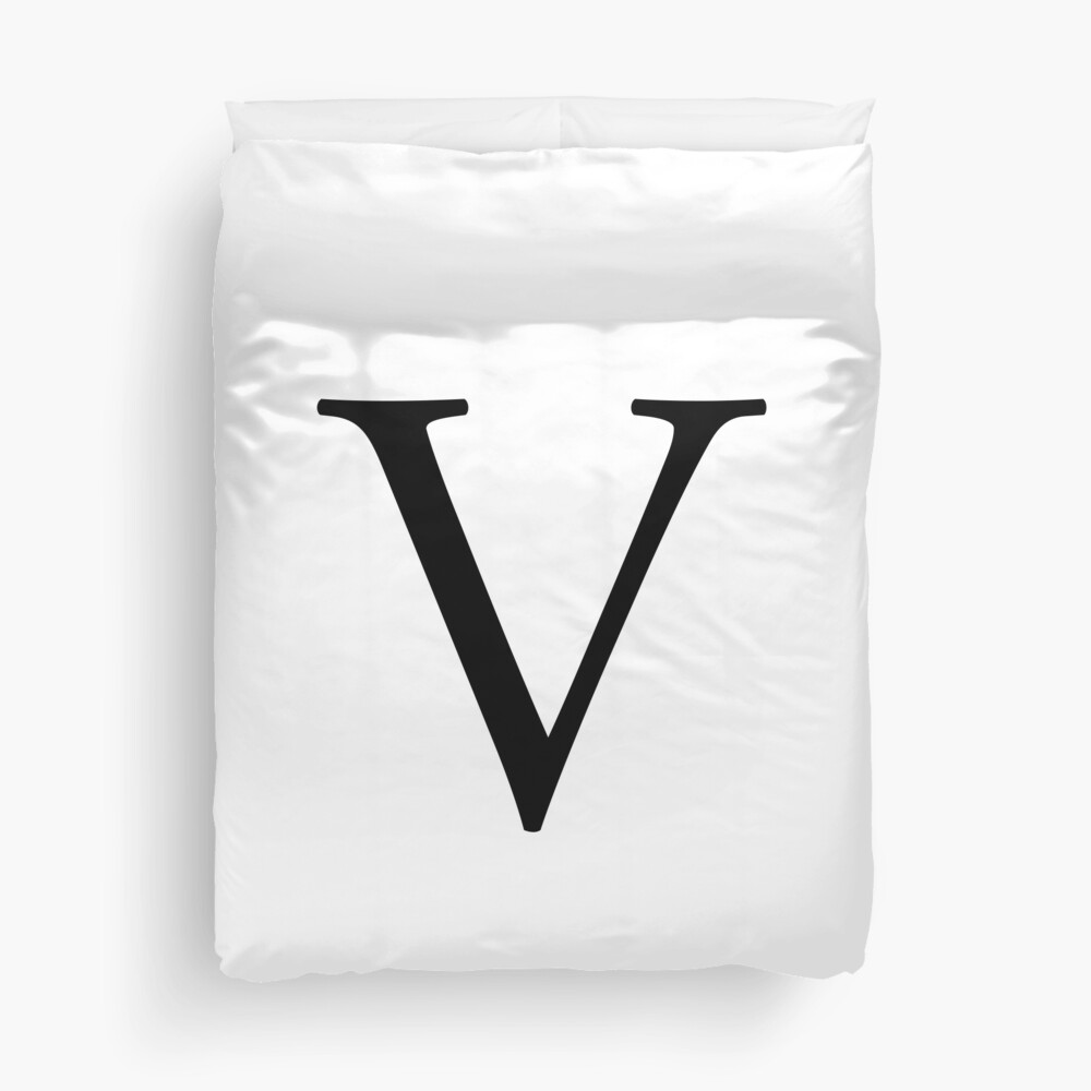 V Alphabet Buchstabe V Victory Victoria Vincent Victor A Bis Z 22 Buchstabe Des Alphabets Initiale Name Buchstaben Tag Spitzname Bettbezug Von Tomsredbubble Redbubble