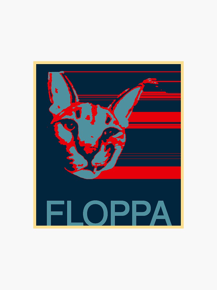 big floppa - caracal Sticker for Sale by faelarvae