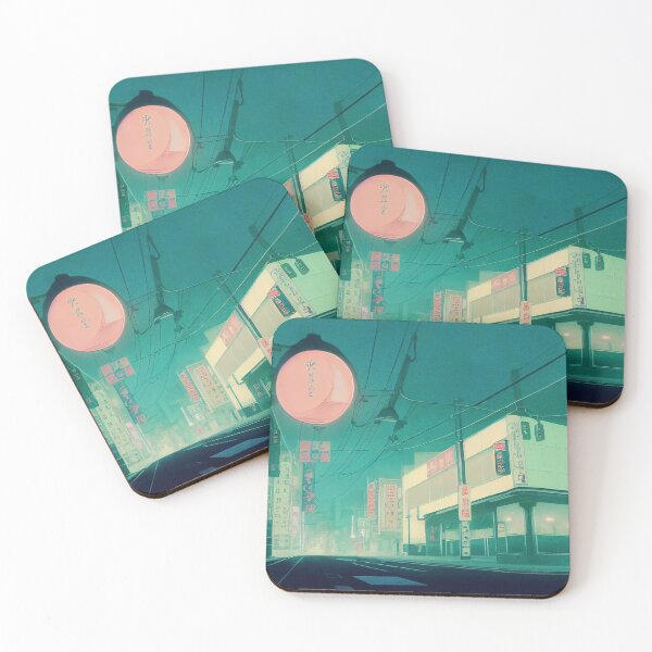 Item preview, Tokyo City Chill Street, Foggy Night designed and sold by KaladynDesigns.