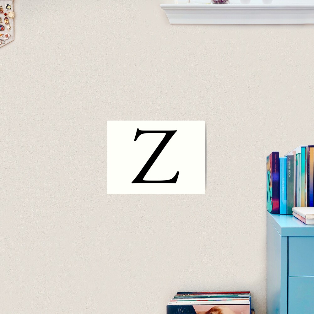 "Z. Zee, Zed, Alphabet Letter, Zulu, Zero, Zoro, A to Z, 26th Letter of