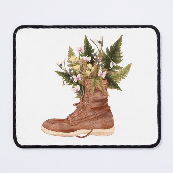 Item preview, Wildflower Hiking Boots | wildflower boots | flowers in boots designed and sold by SodaPUNCH.