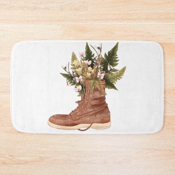 Item preview, Wildflower Hiking Boots | wildflower boots | flowers in boots designed and sold by SodaPUNCH.