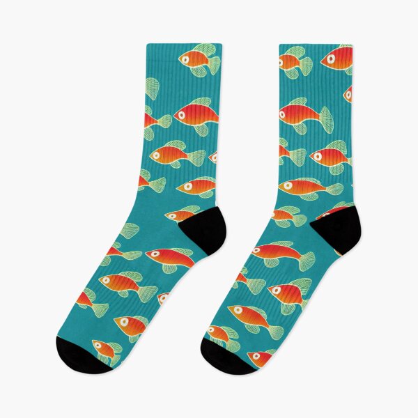Item preview, Gold Fish Pattern designed and sold by ThePurpleMelon.