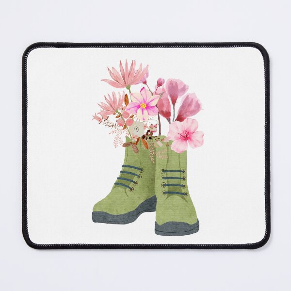 Item preview, Wildflower Hiking Boots | wildflower boots| flowers in boots designed and sold by SodaPUNCH.