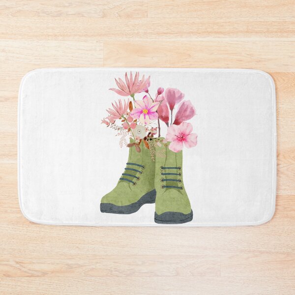Item preview, Wildflower Hiking Boots | wildflower boots| flowers in boots designed and sold by SodaPUNCH.