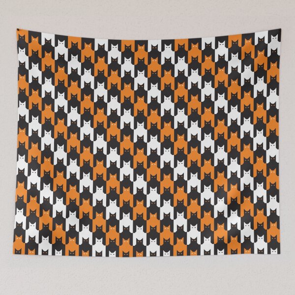 Item preview, Halloween Cats Hounds Tooth designed and sold by Lisann.