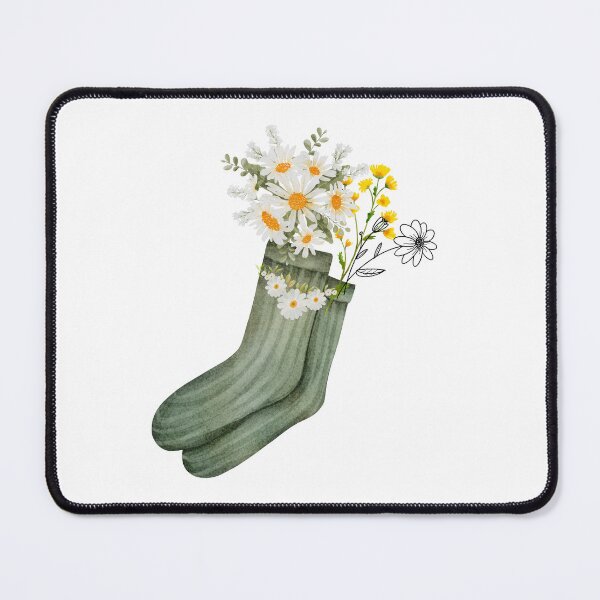Item preview, Wildflower Hiking Boots? | Socks and flowers| wildflower boots socks | wildflowers boots designed and sold by SodaPUNCH.
