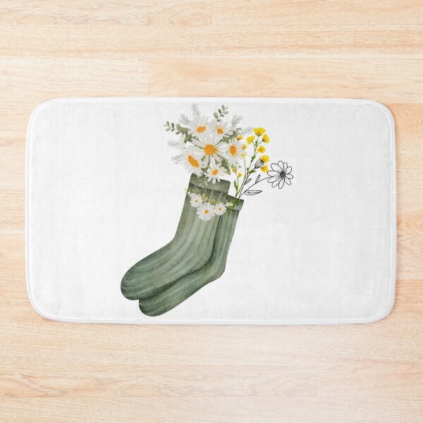 Item preview, Wildflower Hiking Boots? | Socks and flowers| wildflower boots socks | wildflowers boots designed and sold by SodaPUNCH.