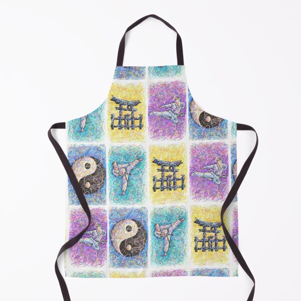 Item preview, Karate Repeating Pattern designed and sold by Kitslam Art.