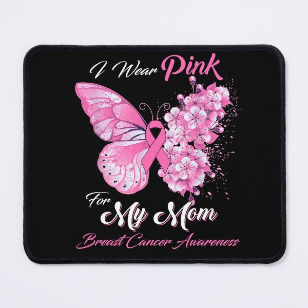 Item preview, I Wear Pink For My Mom Breast Cancer Awareness Butterfly Ribbon Gifts designed and sold by Adropine.