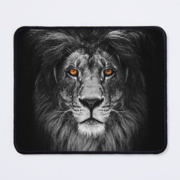 Item preview, The King - Lion, Bold black&white image of Lion designed and sold by SpiralStairShop.