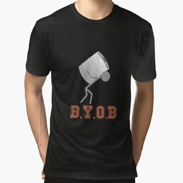 Item preview, B.Y.O.B. Bring your own beer, but make it a keg, like let’s float a keg, let’s get drunk designed and sold by Me-D-Ogre.