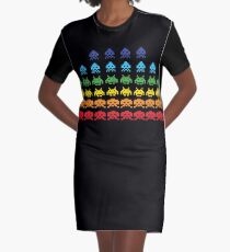 Vestido camiseta "SPACE INVADERS" Video Game Lovers Vintage