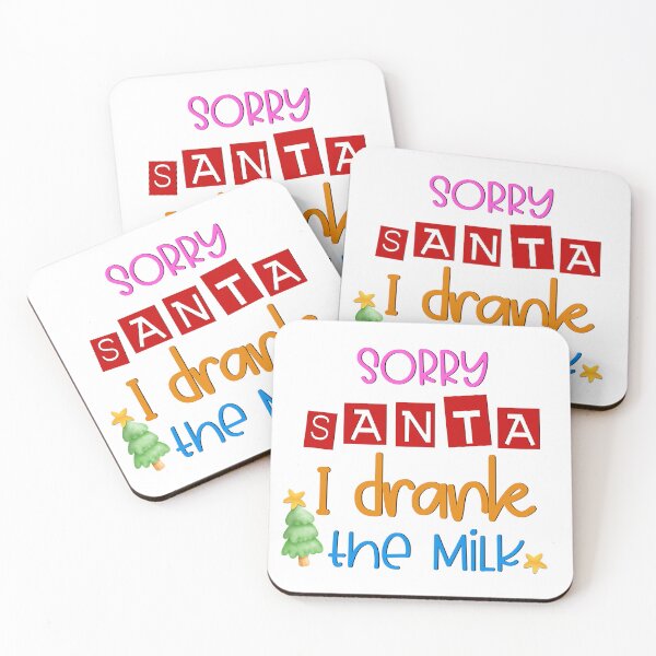 Item preview, Sorry Santa I Drank the Milk I Kids Christmas Gift Ideas designed and sold by younghopes.