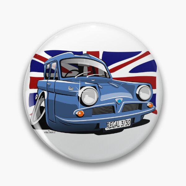 Item preview, Reliant Regal 3/30 saloon caricature blue designed and sold by car2oonz.