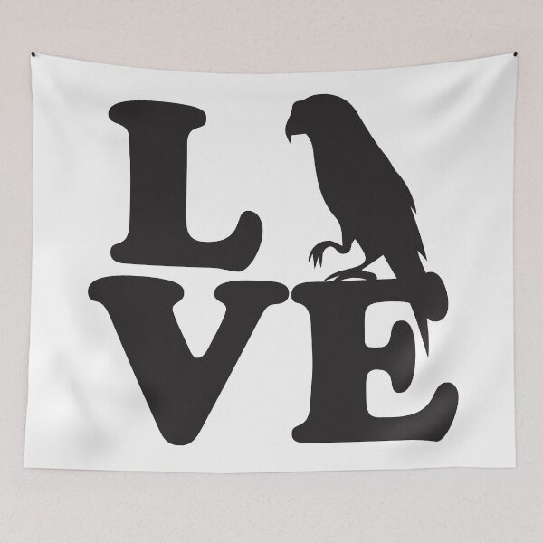 Item preview, LOVE birds parrot designed and sold by jazzydevil.