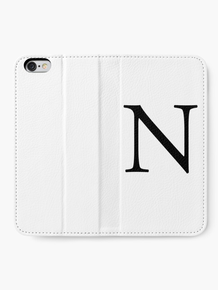 N Alphabet Letter November New York A To Z 14th Letter Of Alphabet Initial Name Letters Tag Nick Name Iphone Wallet By Tomsredbubble Redbubble